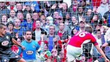 <b>MILAGROSO. </b>En el minuto 63 Ramsey tuvo esta clara ocasión dentro del área, pero Asenjo rechazó el remate a bocajarro del inglés.