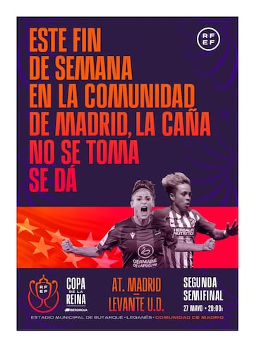 Los lemas de la Copa en Madrid: "La caña no se toma, se da"