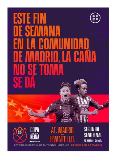 Los lemas de la Copa en Madrid: "La caña no se toma, se da"
