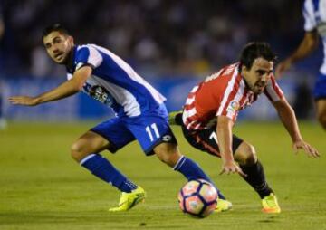 También canterano del Valencia, apenas jugó 8 partidos en el Valencia. Tras ser traspasado al Aston Villa, esta temporada está en el Deportivo, donde ha jugado 15 partidos. Es el único futbolista de las dos plantillas actuales, que ha jugado en Deportivo y Valencia.