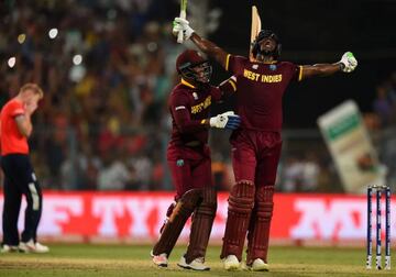 West Indies's Carlos Brathwaite