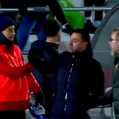 El del gorro de Barbastro que empuja a Xavi