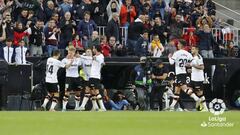 Valencia 2 - Granada 0: resumen, goles y resultado