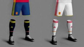 Las posibles equipaciones de la Selección Española