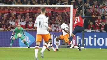 Resumen y goles del Lille - Valencia de la Champions League