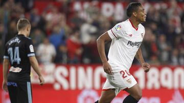 Luis  Fernando Muriel marca gol ante el Celta y llega a su cuarto gol en el equipo espa&ntilde;ol