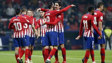 1x1 del Atl¨¦tico: primer tiempo de Ad¨¢n; segundo de buenos goles