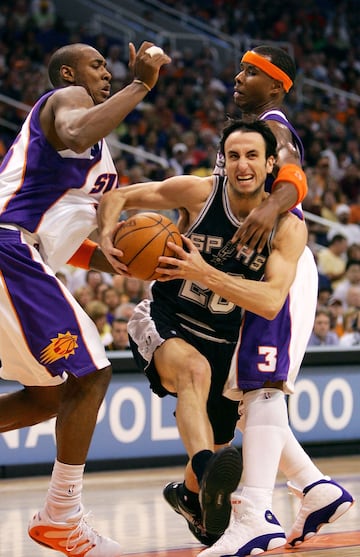 En la temporada 2004/05, el escolta argentino fue determinante en el pase a la final de la NBA. Los Spurs vencieron a Phoenix Suns (4-1) en las finales de Conferencia.