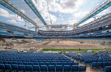 Las imágenes más recientes del Bernabéu a pocos días de su estreno