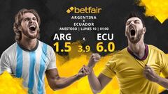 Argentina vs. Ecuador: horario, TV, estadísticas, clasificación y pronósticos