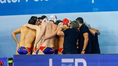 Piña de la Selección española masculina de waterpolo.