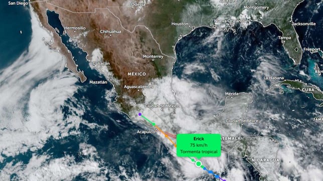 Tormenta Tropical Erick impactará en México como Huracán: sigue su trayectoria en vivo y afectaciones
