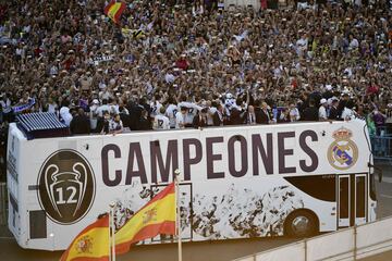 La Cibeles recibe a los campeones de la Champions