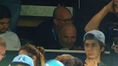 Jorge Sampaoli fue a ver a Lautaro Martínez
