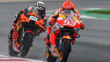 Márquez delante de Oliveira.