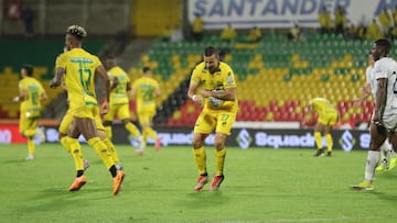 Luciano Pons le dio el empate a Bucaramanga de penal ante Chicó.