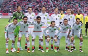 La foto oficial del partido de México.