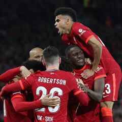 Díaz, Salah, Mané, Jota... Liverpool, el mejor ataque del mundo