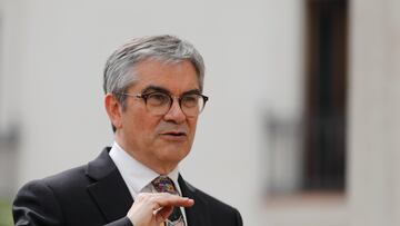 Santiago, 29 de septiembre de 2022.
El ministro de Hacienda, Mario Marcel, se refiere al Consejo de Gabinete de esta manana, enfocado en el Presupuesto Pblico 2023.
Dragomir Yankovic/Aton Chile