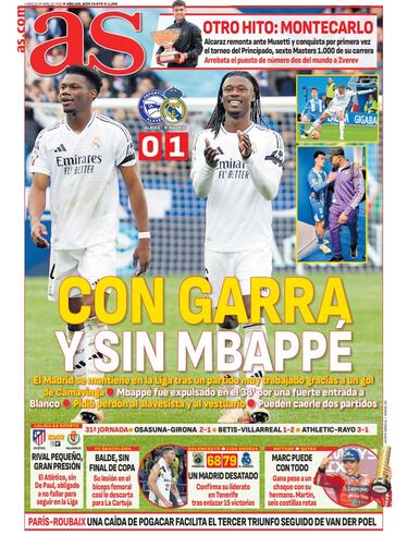 Las portadas de AS de abril