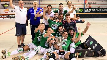 El Liceo celebrando la Supercopa de España.