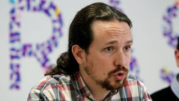 Pablo Iglesias critic&oacute; la retirada de pancartas en la final de Copa.