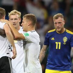 Alemania, especialista en revertir marcadores en Mundiales