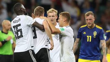 Alemania, especialista en revertir marcadores en Mundiales