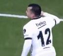 Medel anotó su primer gol en Besiktas: así fue la definición