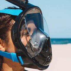 Respira por la nariz sin nublar el visor con esta máscara de ‘snorkel’