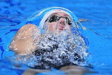 La canadiense de 19 años participó los dos últimos días en la Copa del Mundo de natación que se celebró en piscina olímpica en Budapest y que organizó la FINA. La joven nadadora ya ganó dos medallas olímpicas en los relevos (4x100 y 4x200) en los Juegos de Río de 2016. Otro talento de la emergente Canadá en natación.