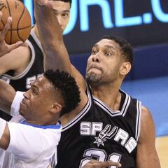 Tim Duncan se queda sin tirar por primera vez en su carrera