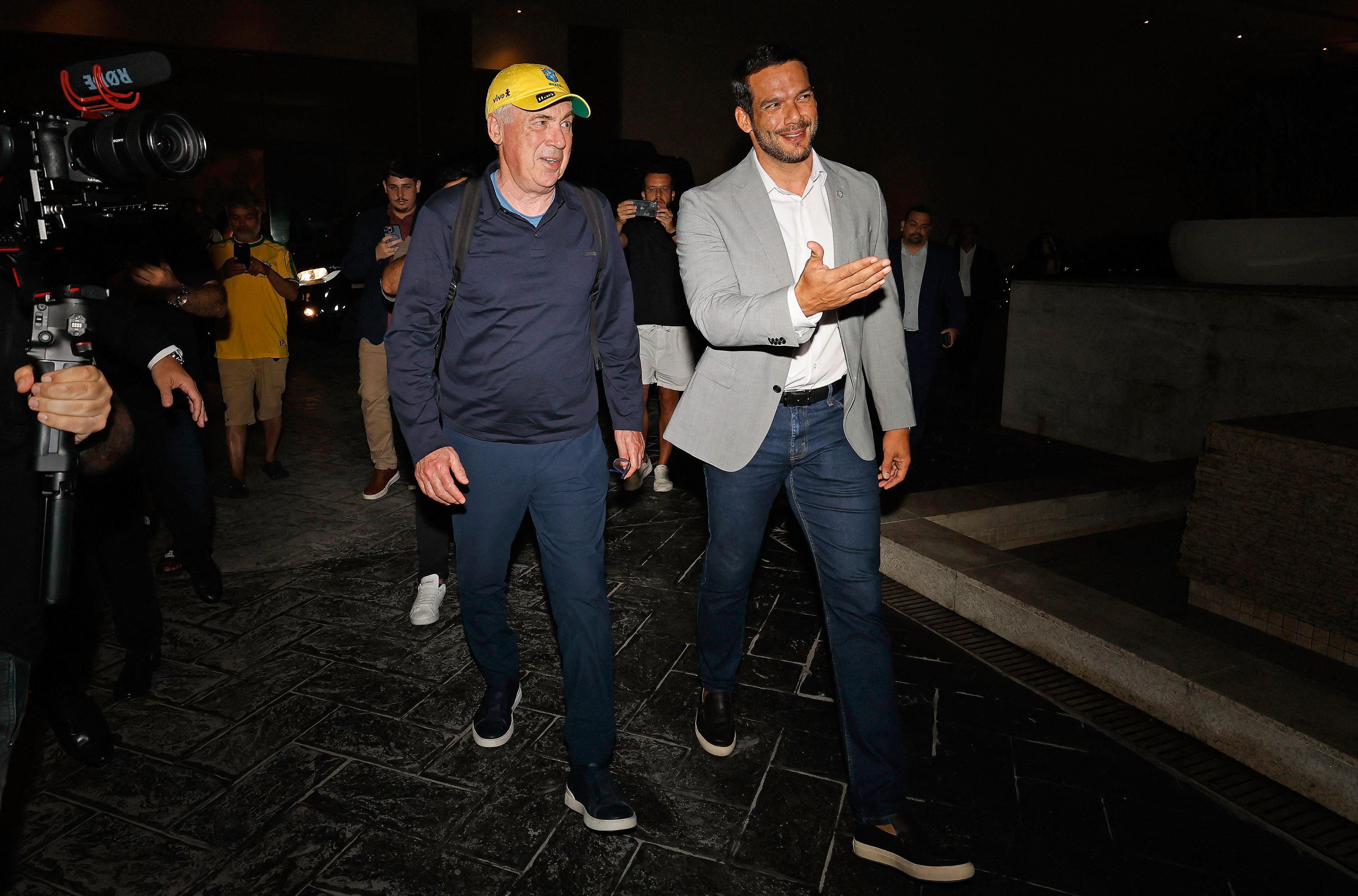 Ancelotti ya est en Brasil