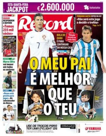 Portadas de la prensa deportiva