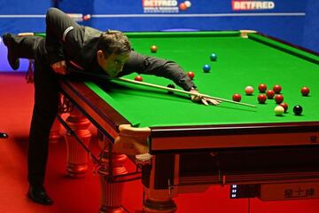 Ronnie O'Sullivan, durante la final ante Trump.