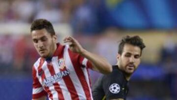 PORTENTO. Koke se luci&oacute; en los partidos que jug&oacute; contra el Bar&ccedil;a.
 