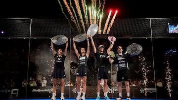 Delfi Brea, Gemma Triay, Juan Lebrón y Franco Stupaczuk, campeones en Cancún.