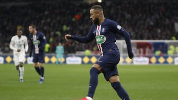 NEYMAR JR of Paris during the French cup, semi final football match between Olympique Lyonnais and Paris Saint-Germain on March 4, 2020 at Groupama stadium in Decines-Charpieu near Lyon, France - Photo Romain Biard / Isports / DPPI
04/03/2020 ONLY FO