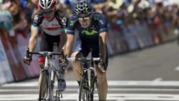 El ciclista español Javier Moreno Bazan del equipo Movistar, equipo que disputará la París - Niza.