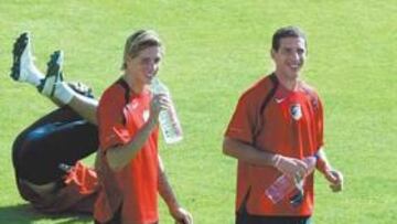 <b>CON GOL. </b>Torres y Maxi esperan deleitar a la afición anotando mucho goles para el Atlético.