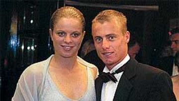 <B>DOS CAMPEONES REIVINDICATIVOS.</B> Kim Clijsters y Lleyton Hewitt, novios y recientes ganadores del torneo de Indian Wells, apoyan las reclamaciones monetarias de los jugadores.