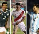 El XI de la jornada en las eliminatorias sudamericanas