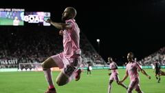 El delantero argentino se mostró imparable la noche de este sábado frente a FC Cincinnati en Lockhart Stadium.