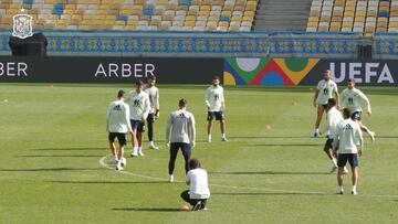 La Selección ya se ejercita en Ucrania pensando en la victoria