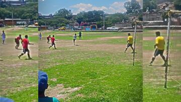 Impresionante gol viral de chilena en el llano