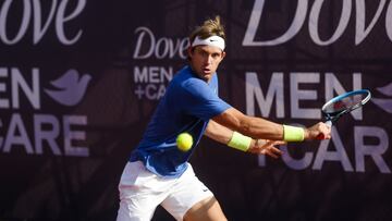 Concepcion 16 de febrero de 2021
 El jugador chileno Nicolas Jarry, debuta en la segunda jornada del  Cuadro ATP Challenger Concepci&oacute;n 2021.
 Pablo Hidalgo/ Aton Chile
 