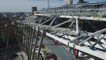 El Real Madrid quiere que el nuevo estadio Santiago Bernabéu esté listo para la temporada que viene. Descubre cómo siguen las obras que encaran la recta final.