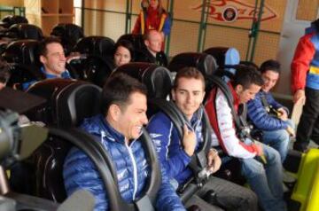 Jorge Lorenzo y Randy De Puniet.