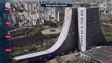 El brasileño Sandro Dias hizo historia al descender en skate una rampa de 70 metros de altura, logrando una marca que parecía imposible.