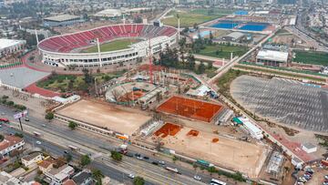 Así avanza una de las obras más esperadas de Santiago 2023: “Similar a Roland Garros”